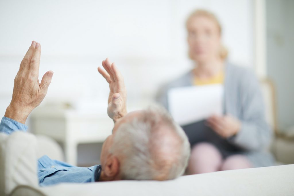 Talking to counselor