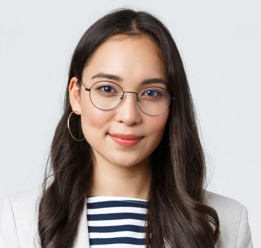 Smiling female professional