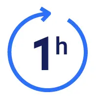 VA in 1 hour