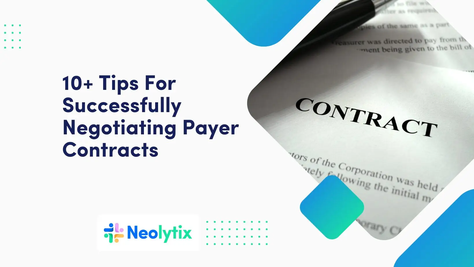 Negotiating Payer Contracts