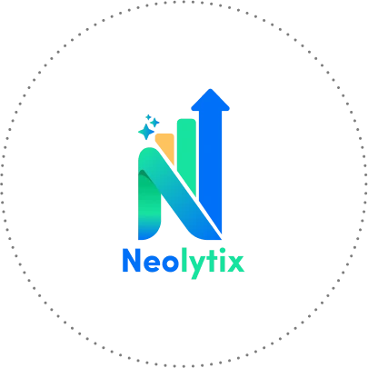 Neolytix logo with surrounding icons representing specialized healthcare support areas