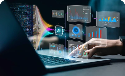 AI-powered data analytics and real-time business intelligence