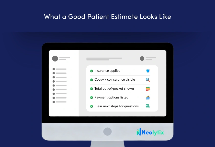 What a Good Patient Estimate Looks Like (quick checklist)