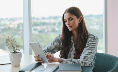 Grow your practice - image of woman working in an office environment